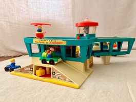 Fisher Price Vintage Flughafen in gutem Zustand