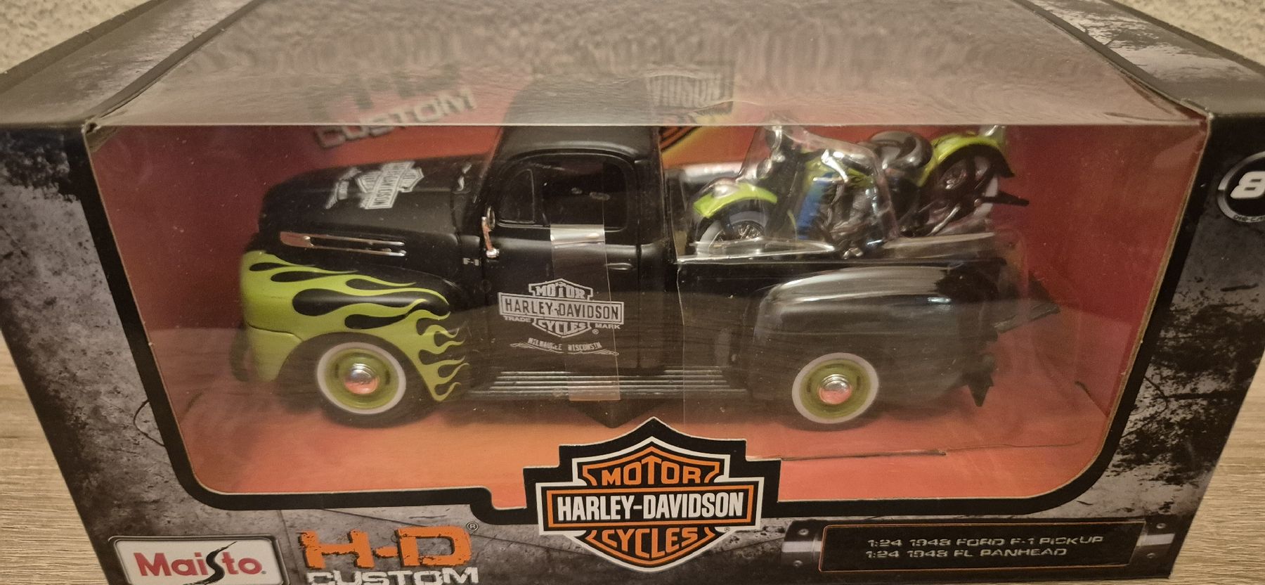 Modellbausätze & Standmodelle: Maisto Harley-Davidson Custom Moto Modèle Neuf – Neu und originalverpackt aus Genève von Bayoushi 1