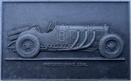 Mercedes-Benz SSKL Relief, Buderus Kunstguss aus Eisen