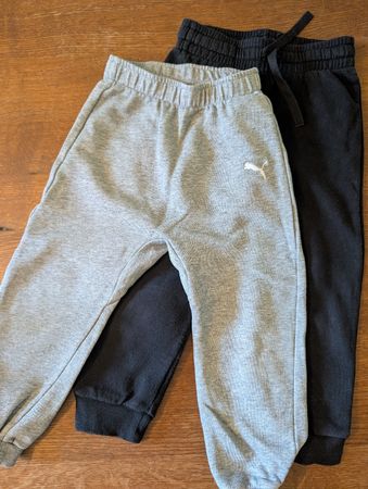 Puma & H&M Trainerhose, Grau & Schwarz Gr 104, Top Zustand!