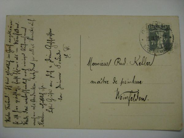 Cartoline postali: AK  Genève - Le Monument National – Usato da Gundetswil venduto da Egro01 1