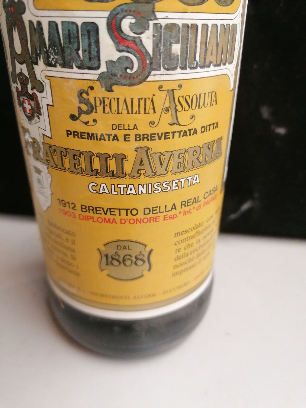 Bevande alcoliche: Amaro Averna, Spécialité Sicilienne. – Nuovo (secondo la descrizione) da Genève venduto da Leboucheoreilles 2