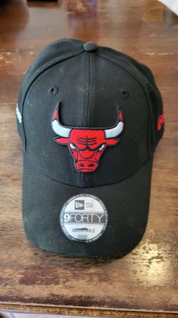 Chicago Bulls Cap New Era 9Forty Schwarz verstellbar