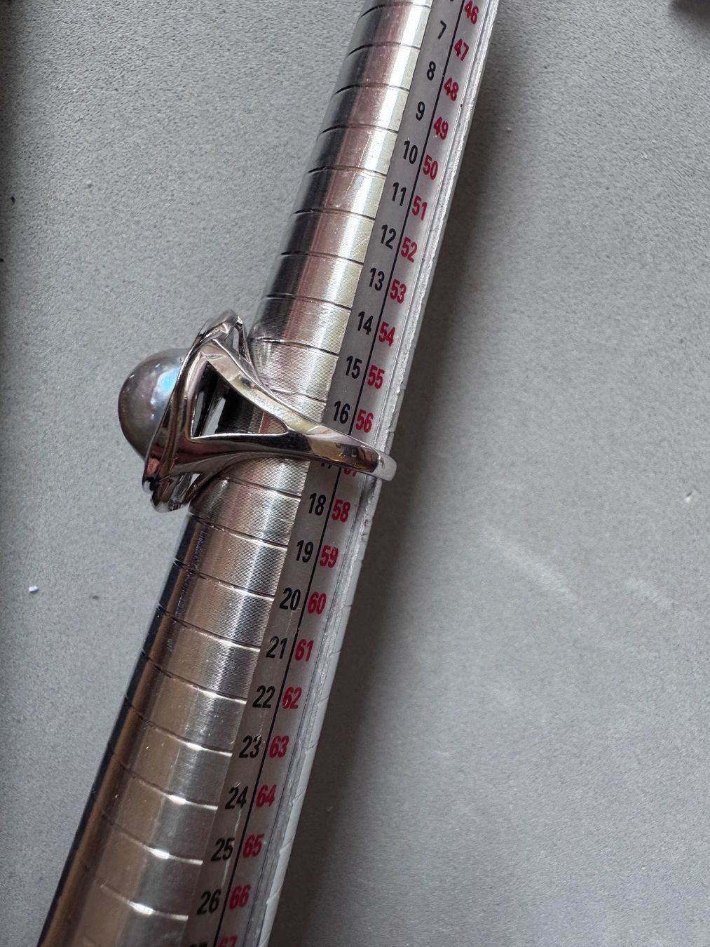 Ringe: Eleganter 925 Silberring mit Mabe Perle Gr.57 – Gebraucht aus Zürich von hanna1990 6