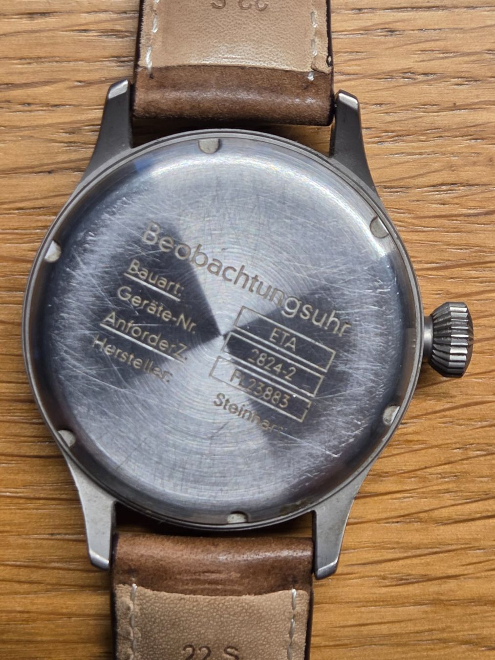 Steinhart Uhren: Fliegeruhr Steinhart Nav.B 44 Titan B-Muster Automatic – Gebraucht aus Niederrohrdorf von freestyle01 3