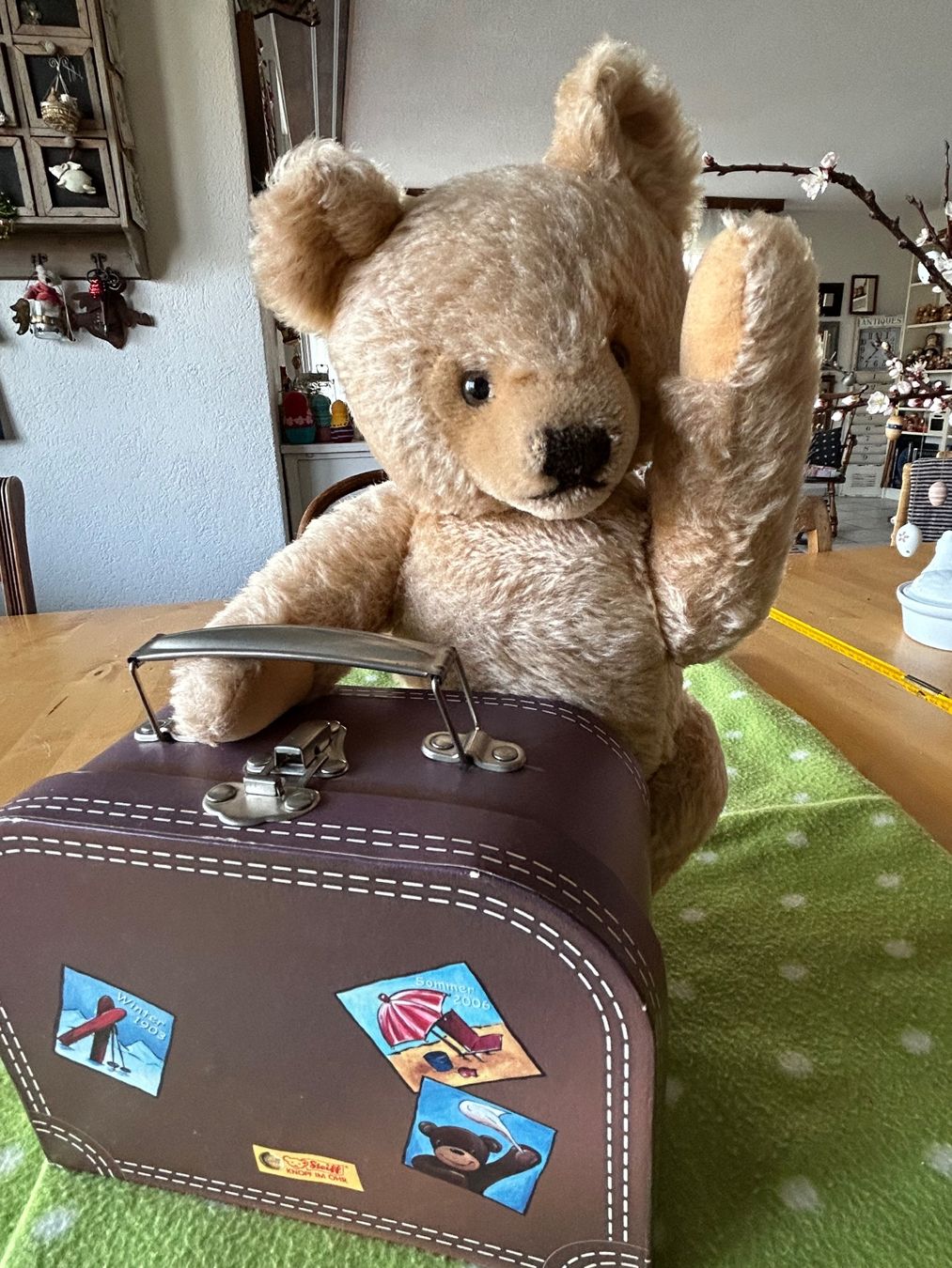 Steiff Giocattoli: Steiff Teddy mit Koffer – Usato da burgdorf venduto da baenzlicat 7