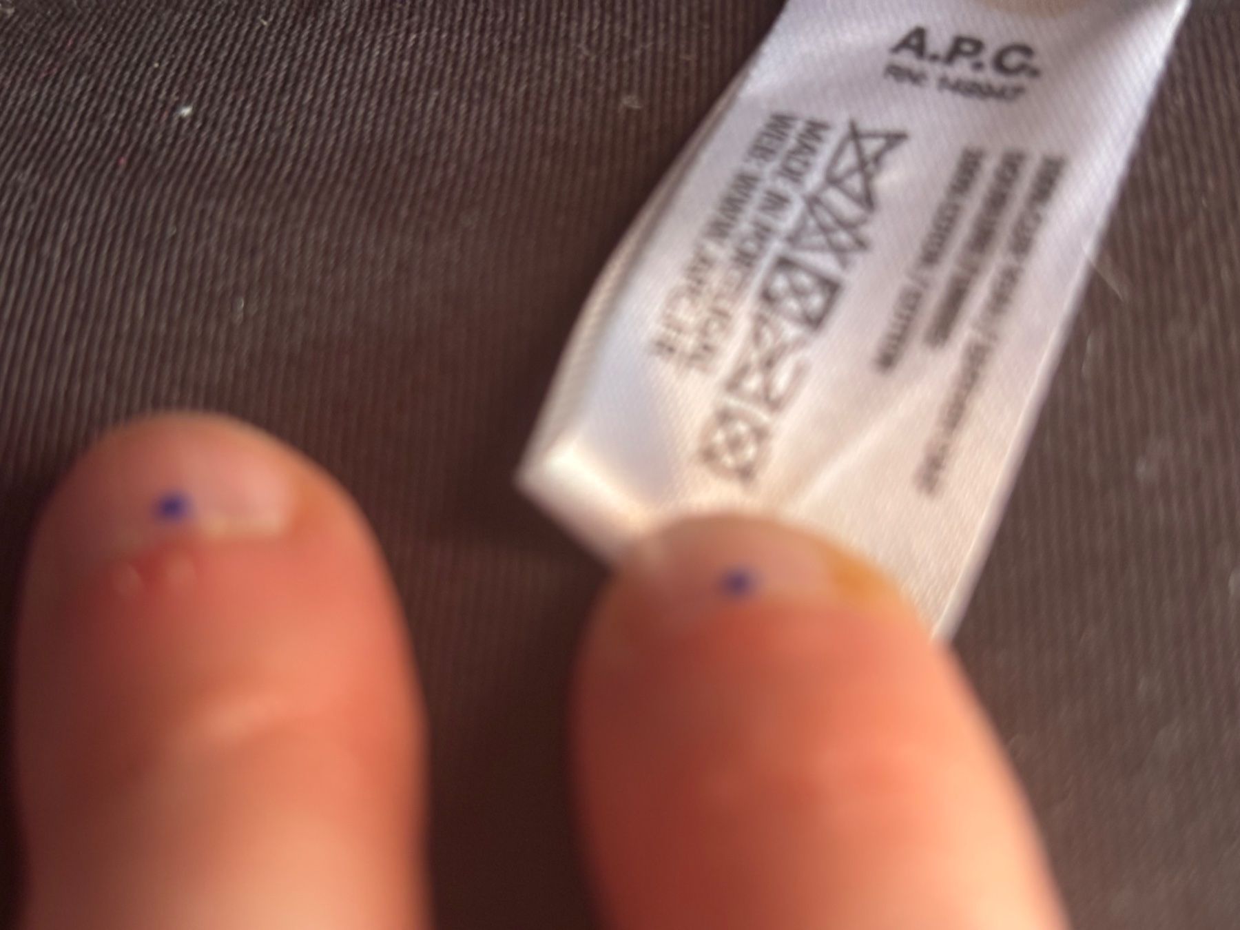 Apc Sacs: A.P.C. "JUNE SADDLEBAG" Handtasche in Dunkelgrau – D'occasion à Zürich par missmodernage 8