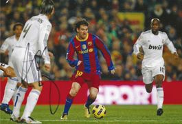 LIONEL MESSI Reprint Autogramm 20x30 cm