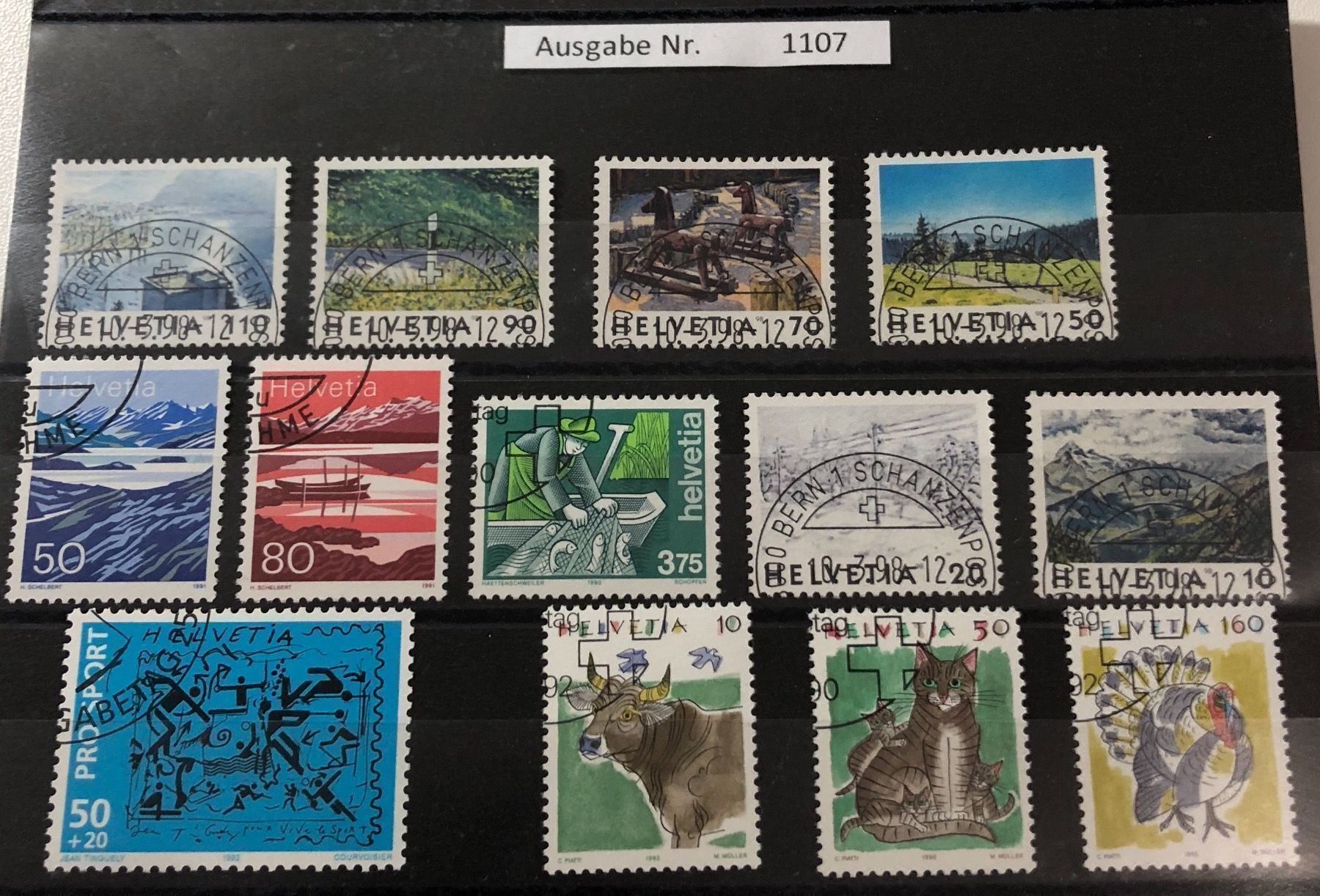 Tutti i francobolli: Schönes Lot mit Ausgabestempel – Usato da Adetswil venduto da Reto_s4