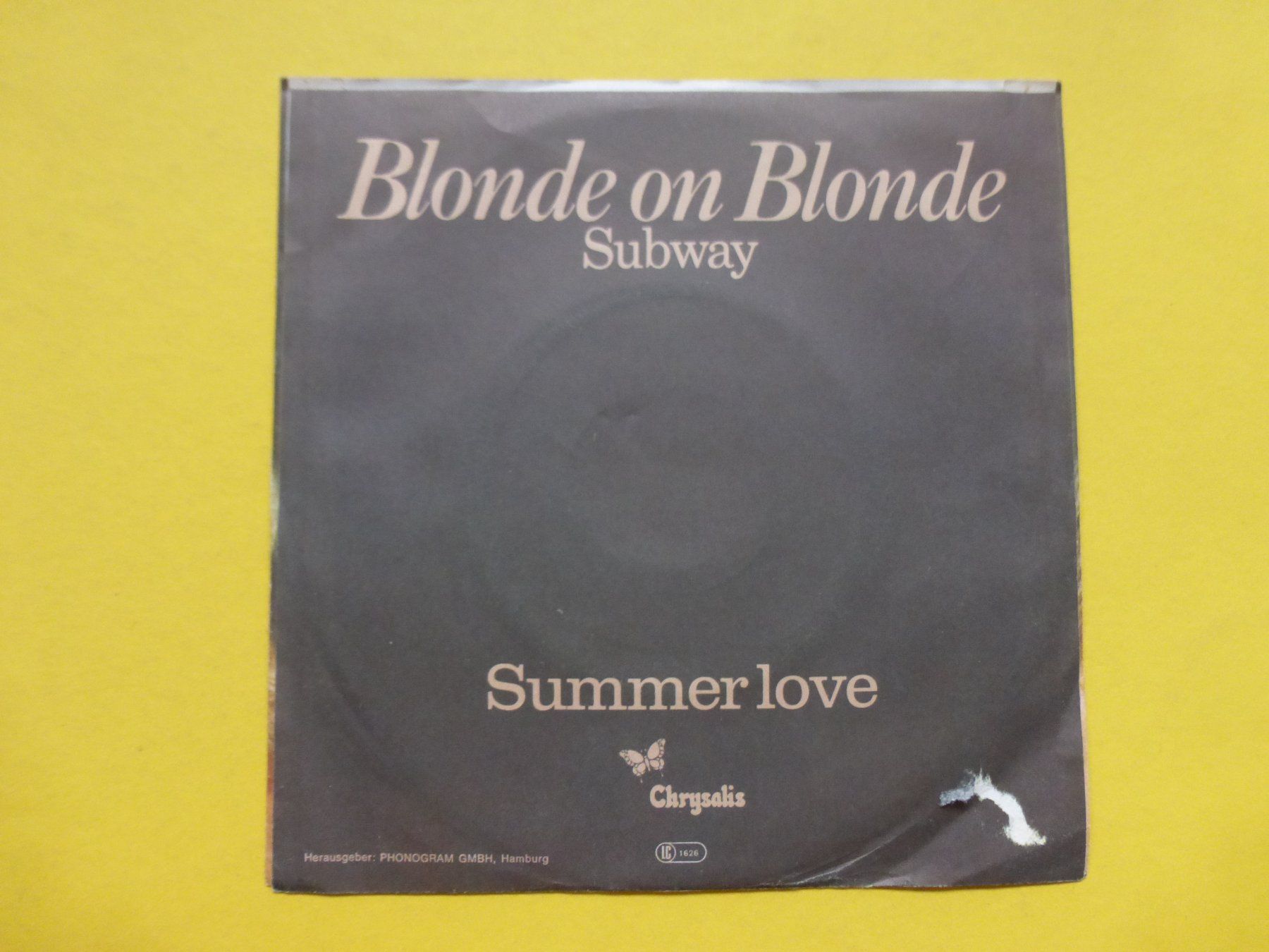 Dischi in vinile: Blonde On Blonde – Subway – Usato da Zürich venduto da Swiss57 1