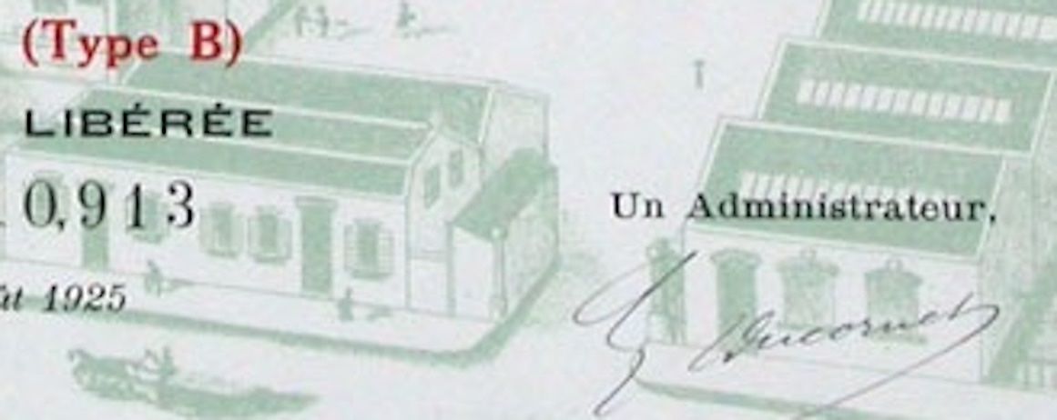 Documenti: Société Industrielle des Textiles de Roubaix SA - 1925 – Usato da Solothurn venduto da Sgasche 1