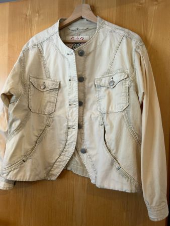 SALE High couture YO Work" jacket beige gabardine twill IT46