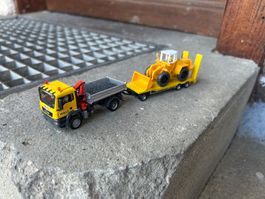 MAN Kranwagen mit Anhänger