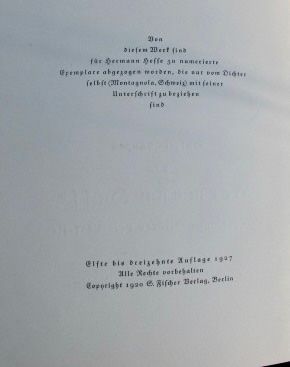 Libri: Buch: Hermann Hesse, Wanderung, mit farbigen Bildern, 1927 – Usato da Wolfisberg venduto da Mirjam13 2
