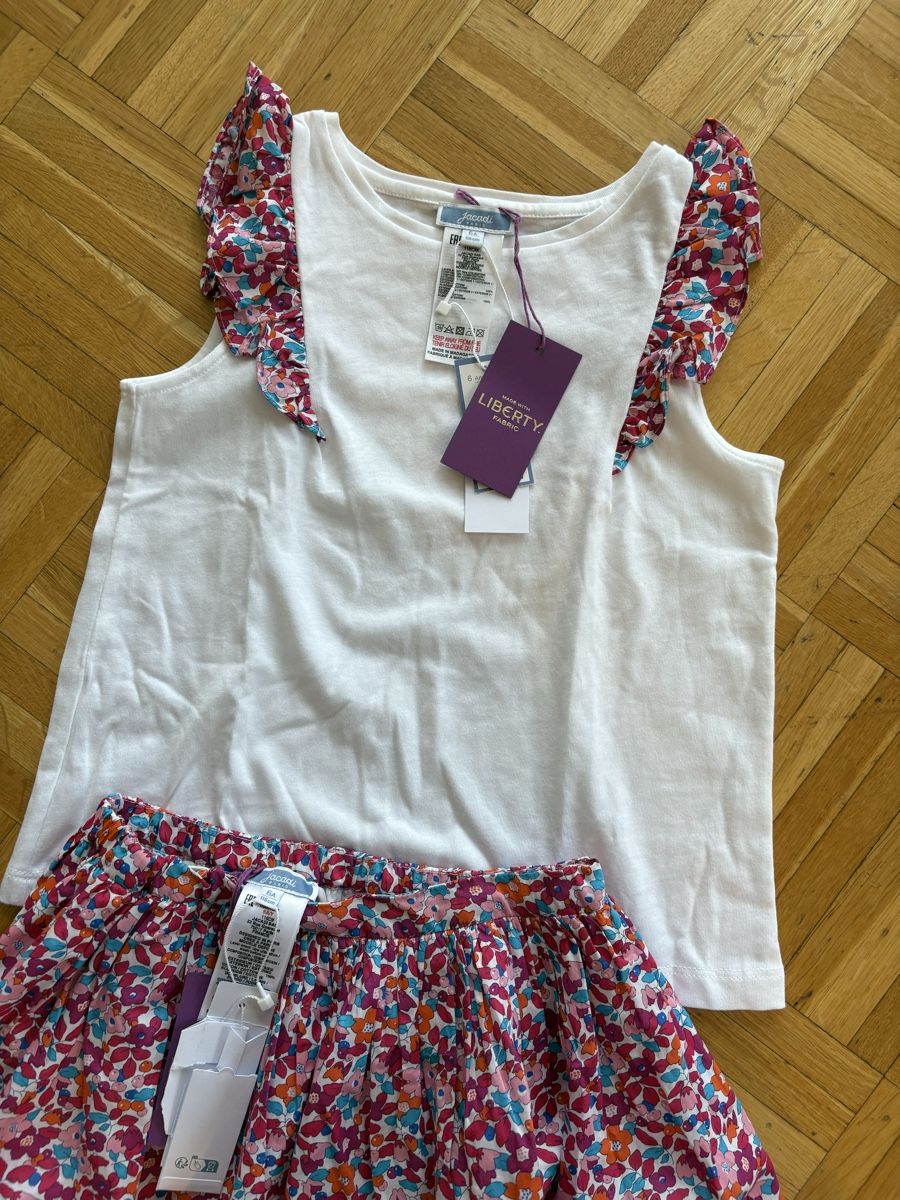 Jacadi Lotti & Set di vestiti: Jacadi Liberty Set skirt and top – Nuovo e nell'imballaggio originale da st prex venduto da magdalenaonline 1