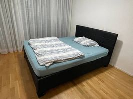Bettkasten MONZA BLACK 160x200cm pu schwarz