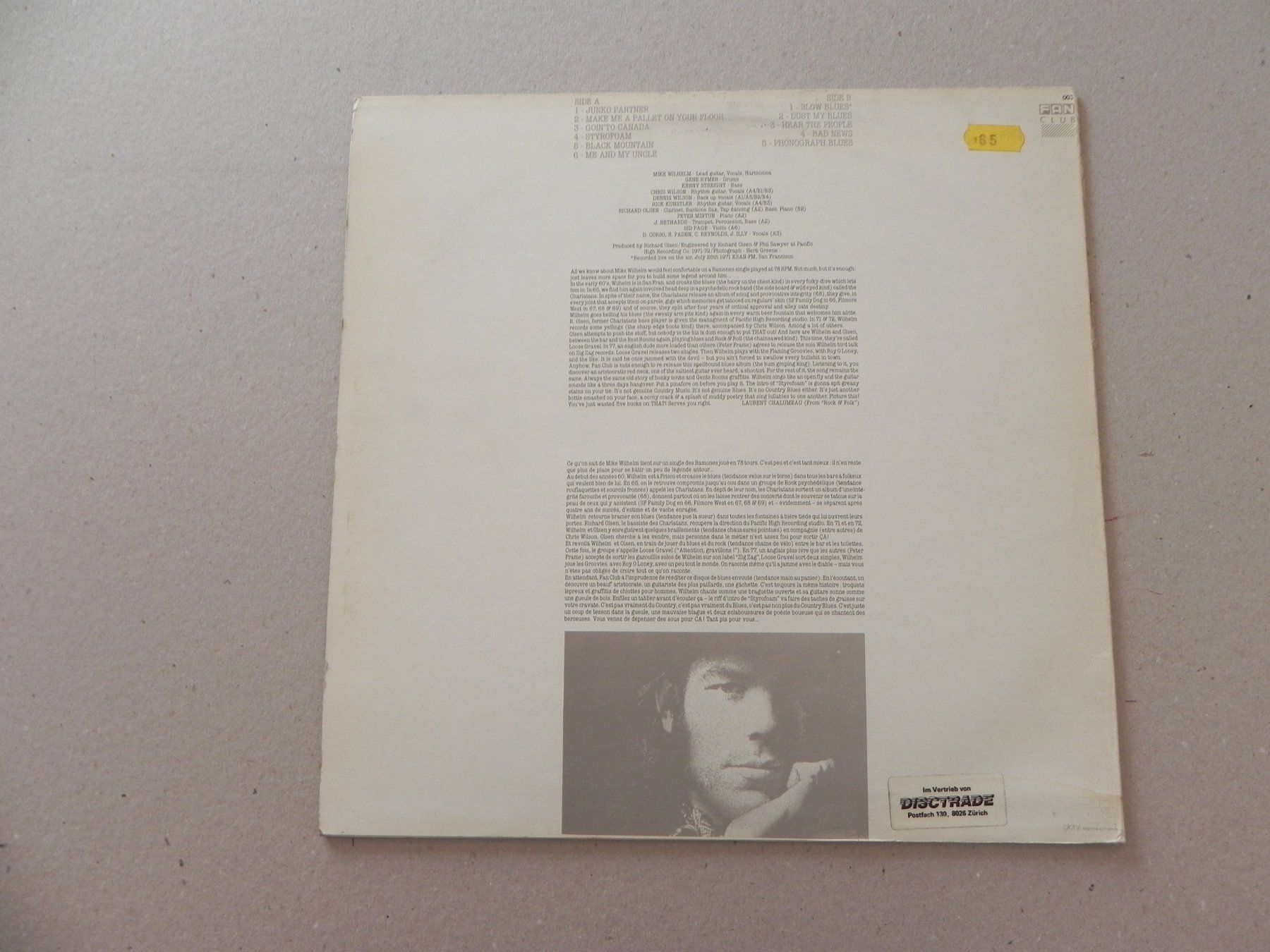 Dischi in vinile: LP USA Blues Rock Mike Wilhelm 1983 – Usato da Siebnen venduto da krimsie 1