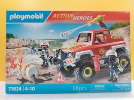 PLAYMOBIL 71824 Feuerwehrtruck - Feuerwehr NEU