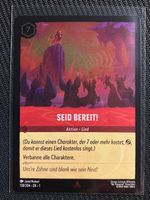 Seid Bereit! FOIL/HOLO DE 128 Lorcana 1 Erstes Kapitel