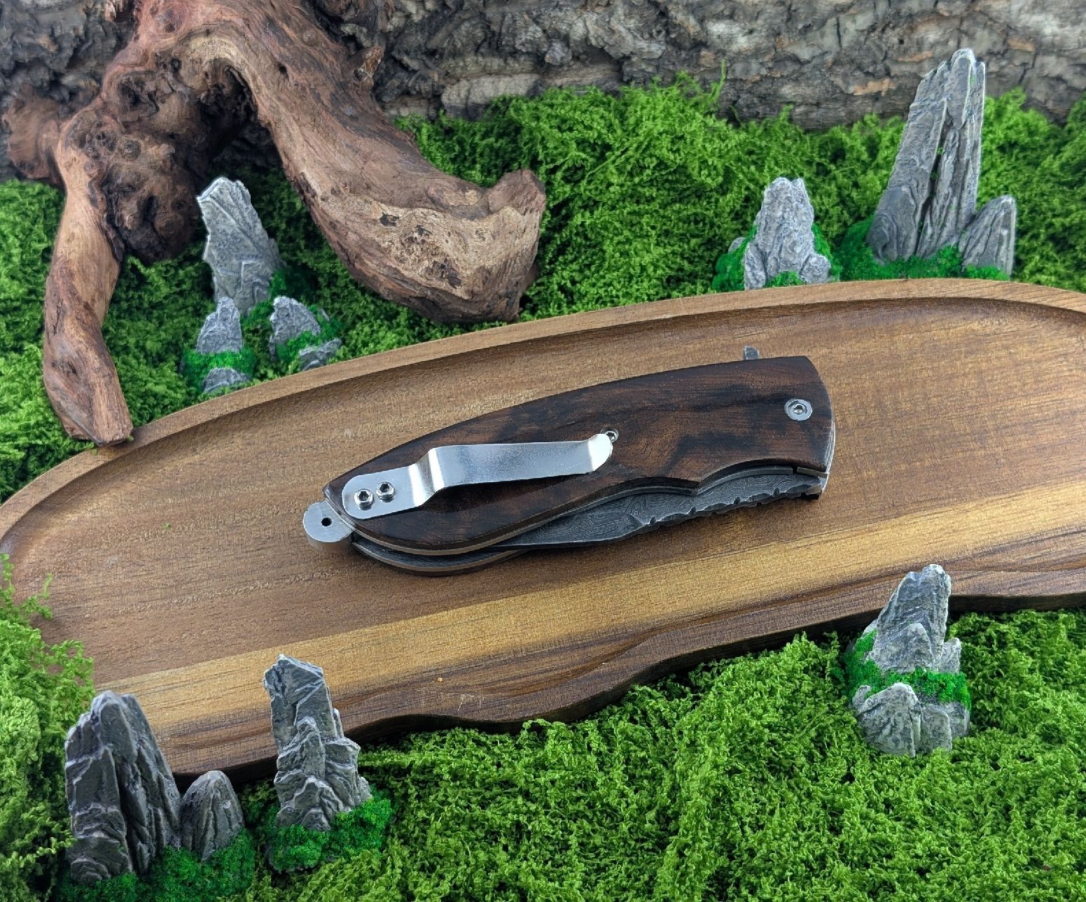Accessori: Handgeschmiedetes Damastmesser – Nuovo e nell'imballaggio originale da Lindau venduto da Ayd1n87 2