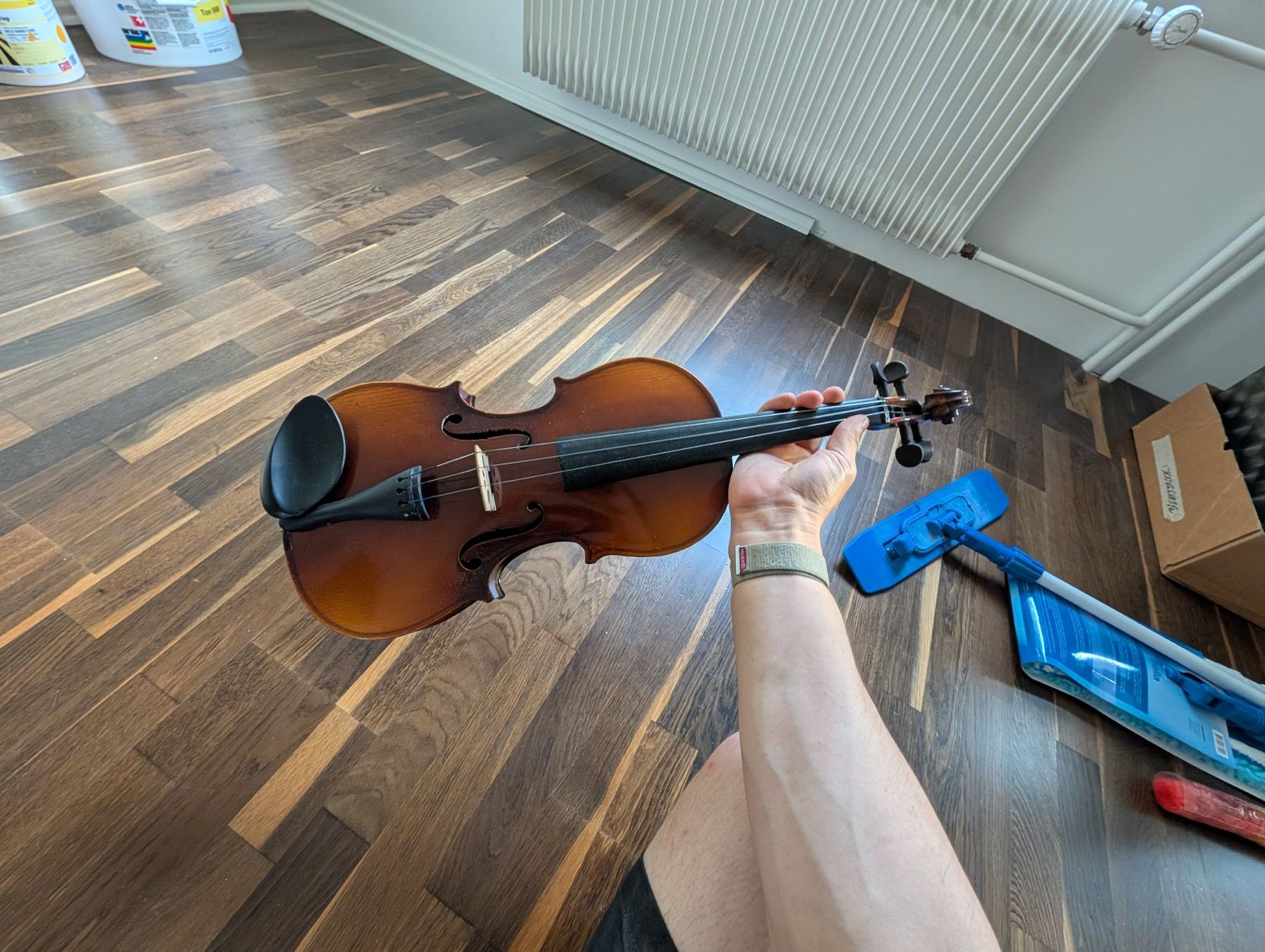 Strumenti musicali: Geige mit Koffer und Bogen – Usato da Zürich venduto da KalokaK. 4