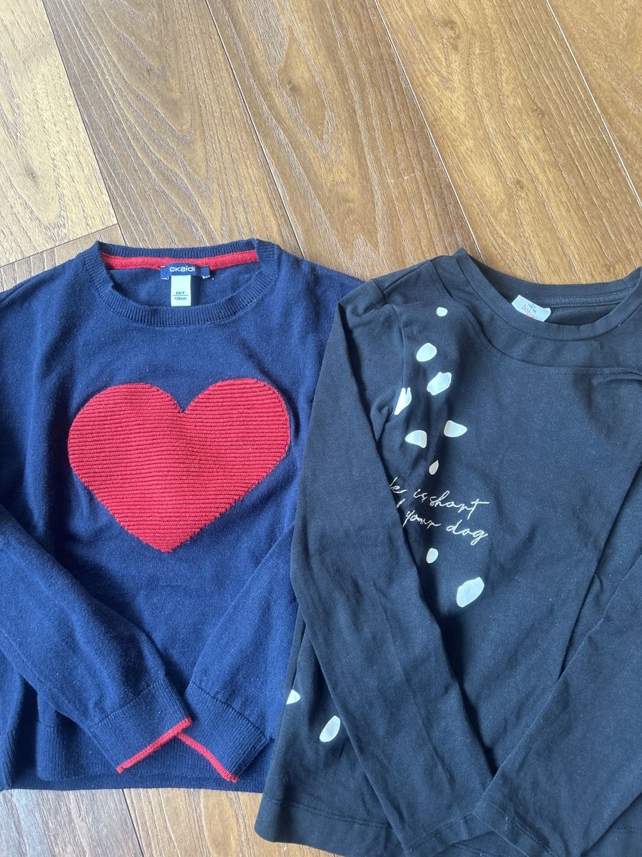 Pullover & Sweatshirts: 2 Langarmshirts/pullover 128 – Gebraucht aus Maloja von liv_5gzx