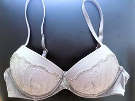 CALVIN KLEIN Spitzen BH 75B hellgrau