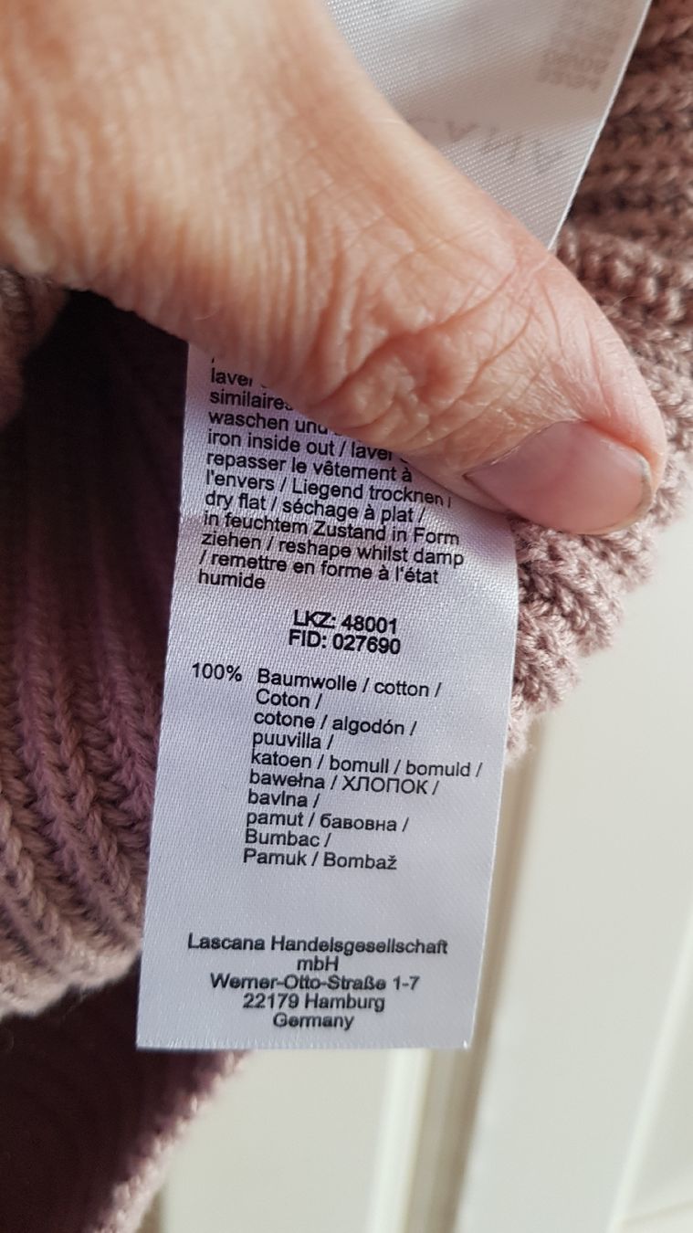 Pullover & Sweatshirts: Lascana Pullunder Gr S Baumwolle Puder – Gebraucht aus Menznau von Valinor 4