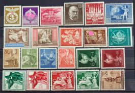 DEUTSCHES REICH: Ein Lot Postfrische ** aus 1942–1945