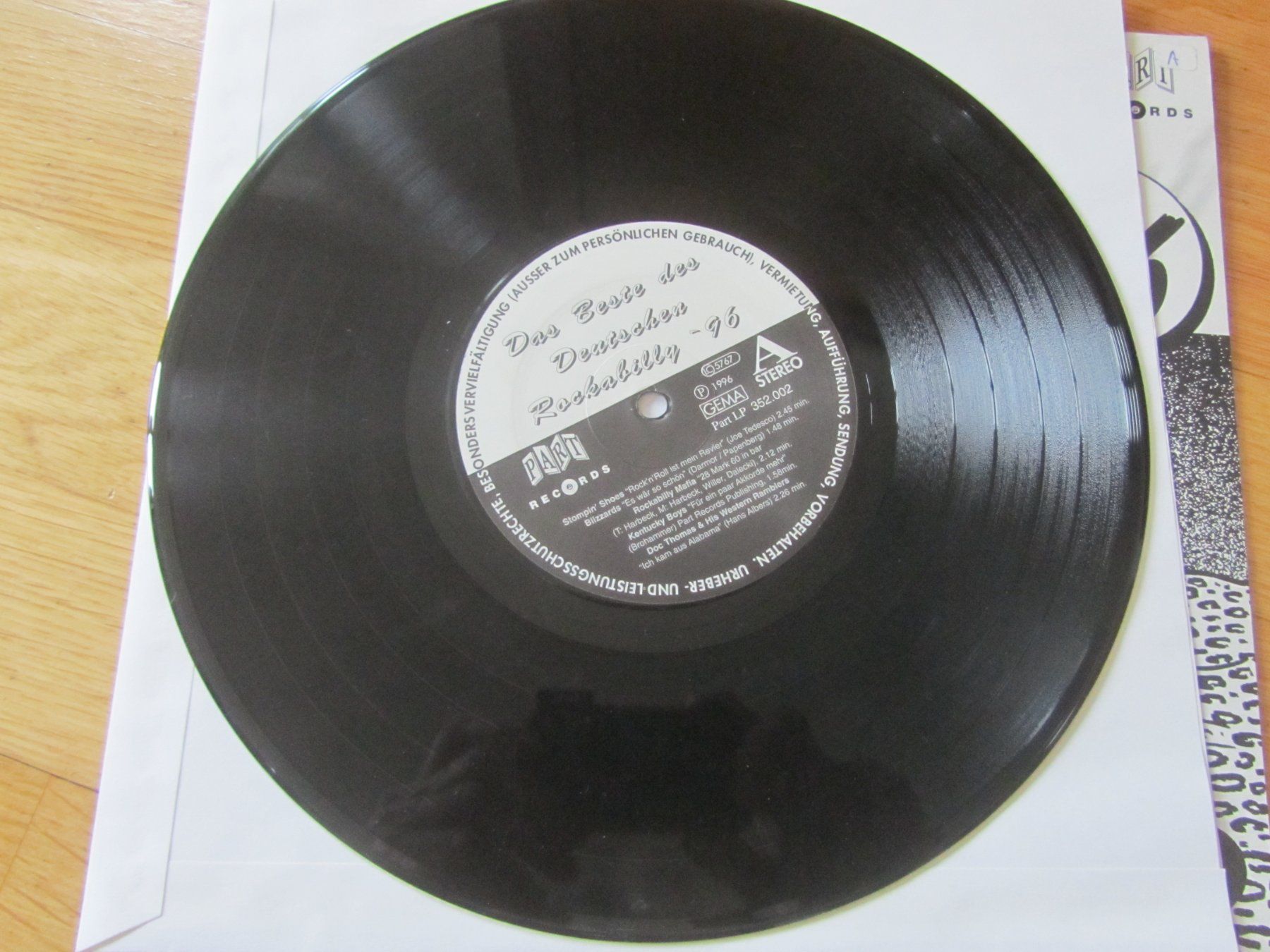Schallplatten: Vinyl  "Das Beste des Deutschen Rockabilly" '96! / EP Format – Gebraucht aus Seengen von mikelele 1