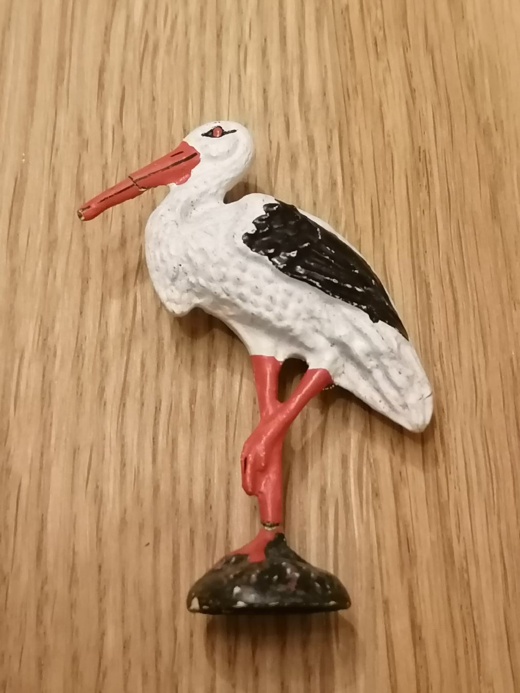 Statuette: Elastolin Tierfigur - Storch - Nr. 1 – Usato da Basel venduto da vintagecollector 2