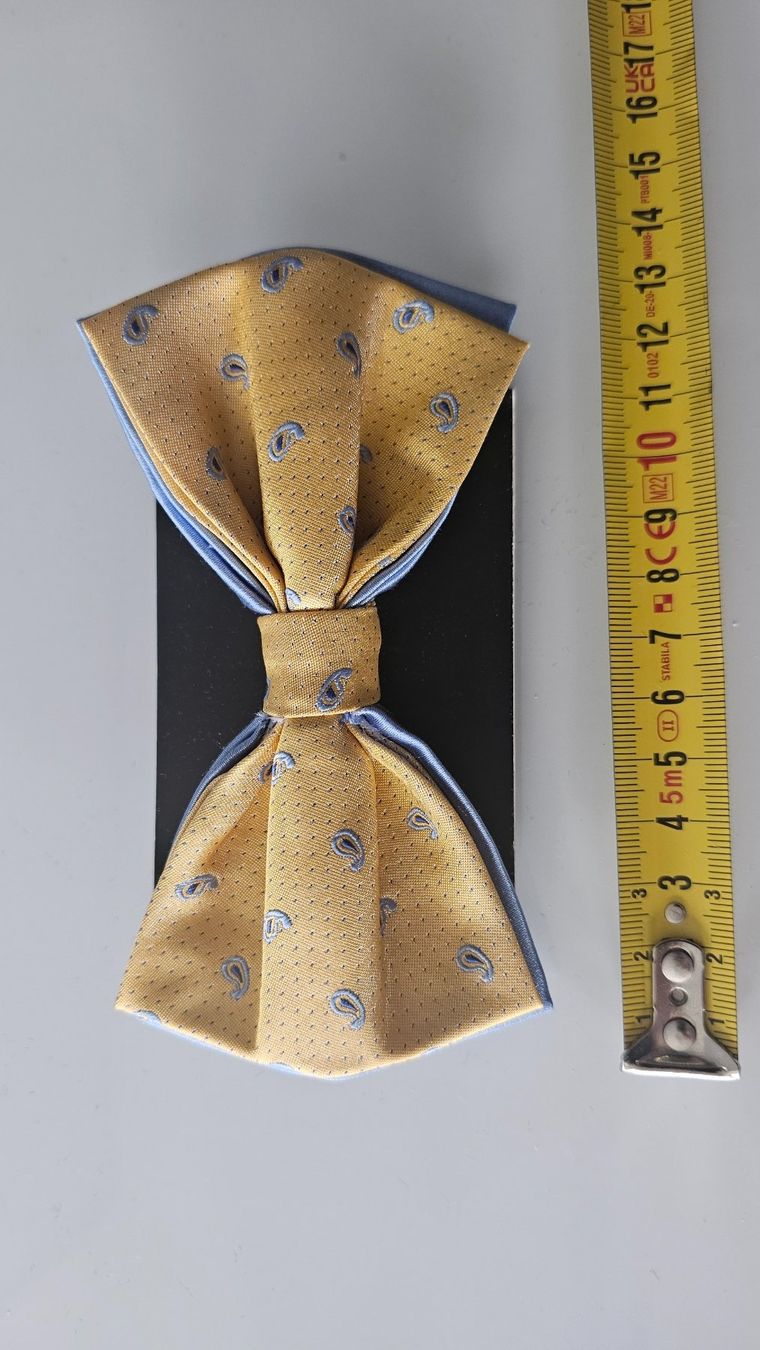 Cravatte: Fliege gelb neu u originalverpackt – Nuovo e nell'imballaggio originale da Fehraltorf venduto da herrenaccessoirsking 1