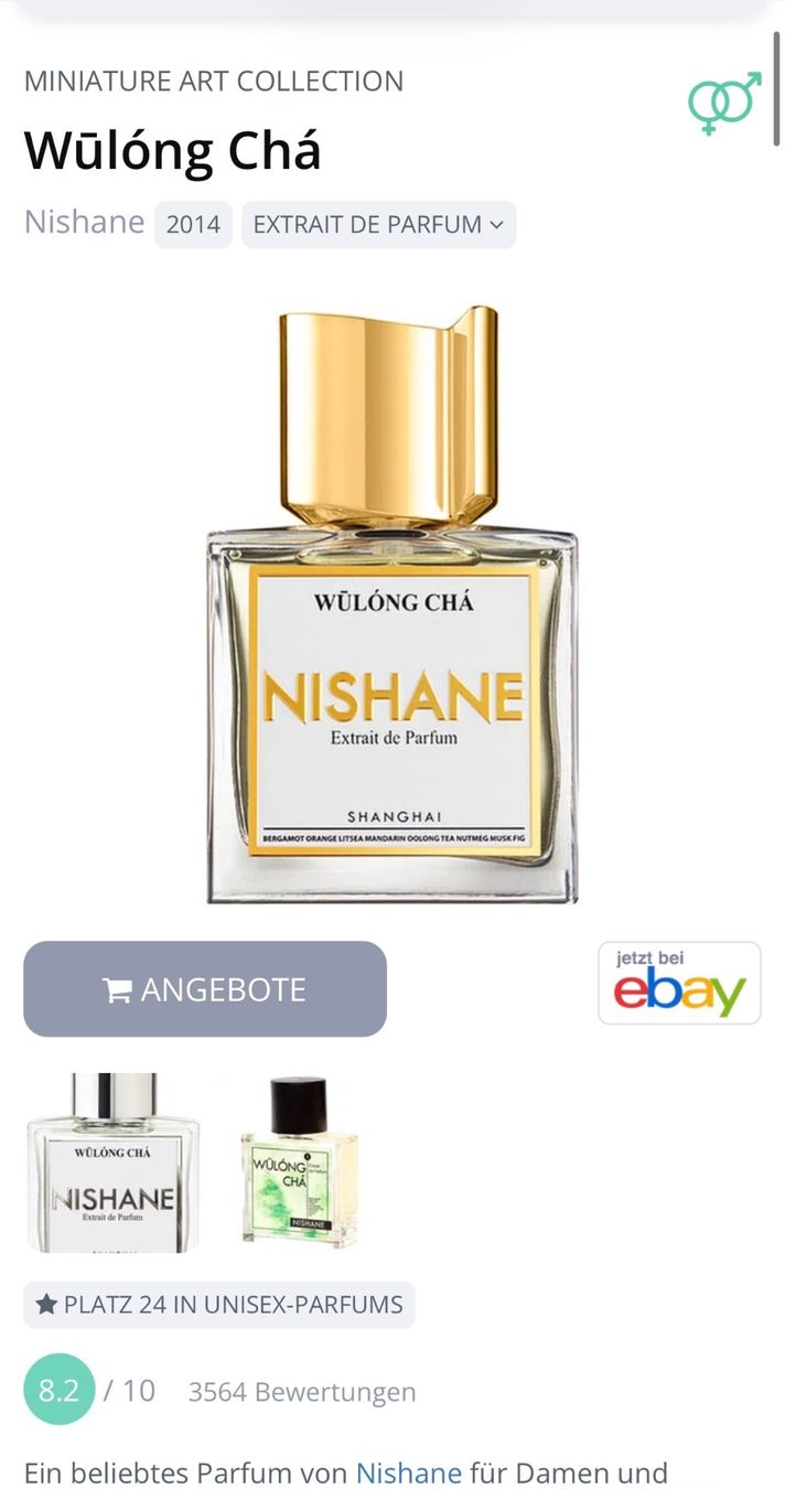 Nishane Parfum & Eau de Toilette: NISHANE WULÓNG CHÁ Duftprobe 2ML – Gebraucht aus Zürich von deruja 3