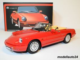 Alfa Romeo Spider 2.0 1990 Rosso Alfa / Laudoracing 1:18
