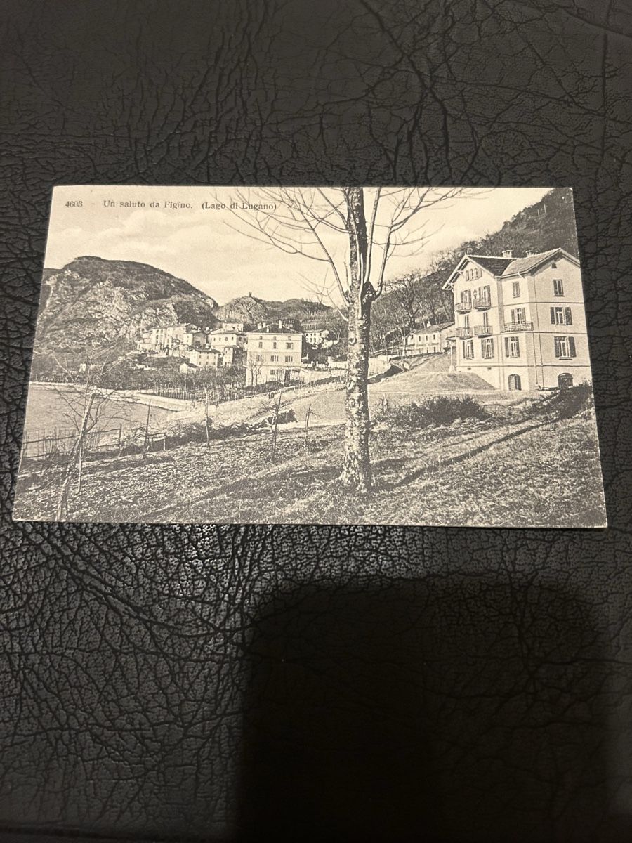 Cartoline postali: Un Saluto da Figino 1923 – Usato da Breganzona venduto da Milesbo