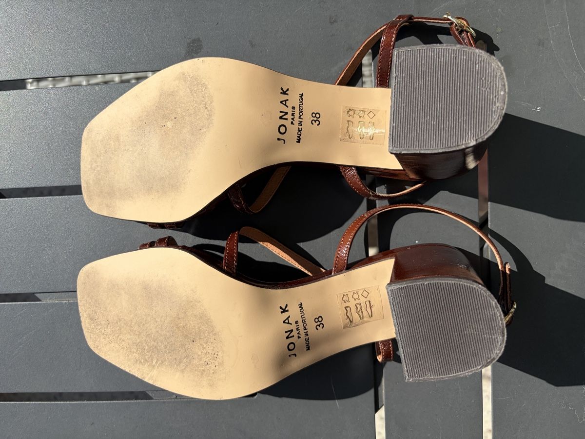 Jonak Scarpe da donna: Jonak Leather Sandales 95% New Size 38 – Nuovo (secondo la descrizione) da Zürich venduto da jcl_drd5 4