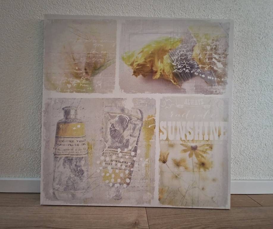 Posters & Illustrations: Bild, weiss-gelb – D'occasion à Spiez par sundras