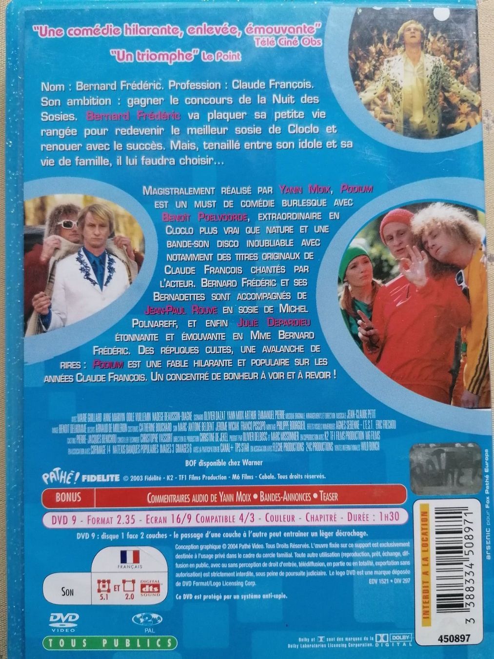 Alle DVDs: Podium / Benoît Poelvoorde – Gebraucht aus Porrentruy von Olifante 1