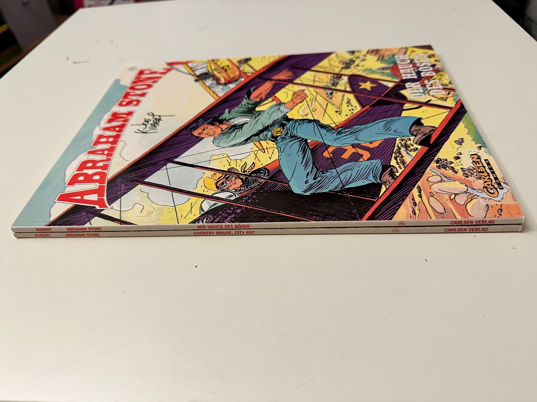 Fumetti: ABRAHAM STONE BAND 1 + 2 - 1.Auflage – Usato da Münsingen venduto da Ganjam 2