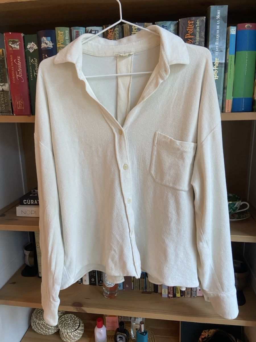Camicette: Djerf Avenue Terry On the Go Button Down Shirt Hemd – Usato da Münchenstein venduto da B771 5