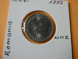 Rumänien 1992, 10 Lei Sondermünze  unz