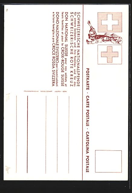 Fotos, Briefe & Postkarten: sign. H. Beutler: Schweizerisches Rot-Kr – Gebraucht aus Berlin von bartko-reher 1