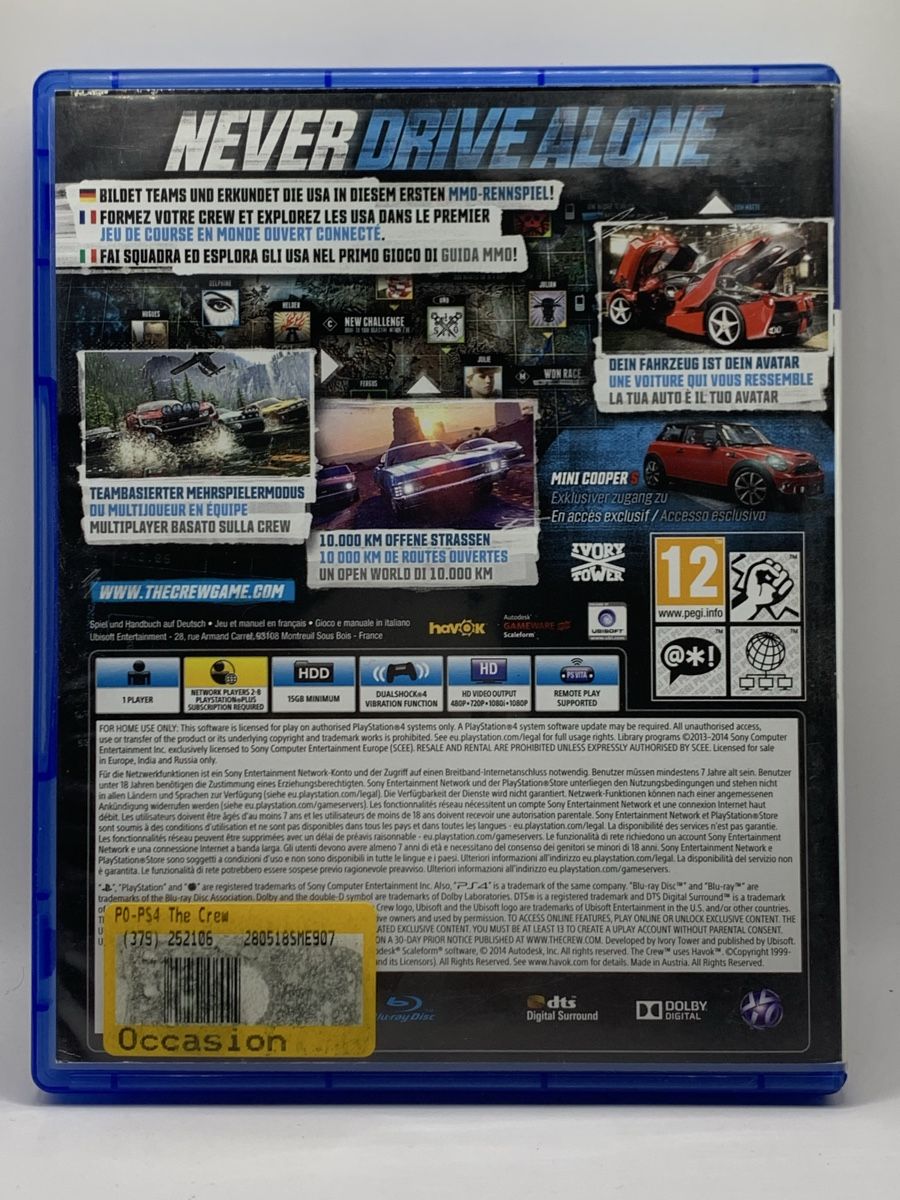 Sony Giochi: The Crew Limited Edition - PS4 – Usato da Ostermundigen venduto da RG-Collector 1