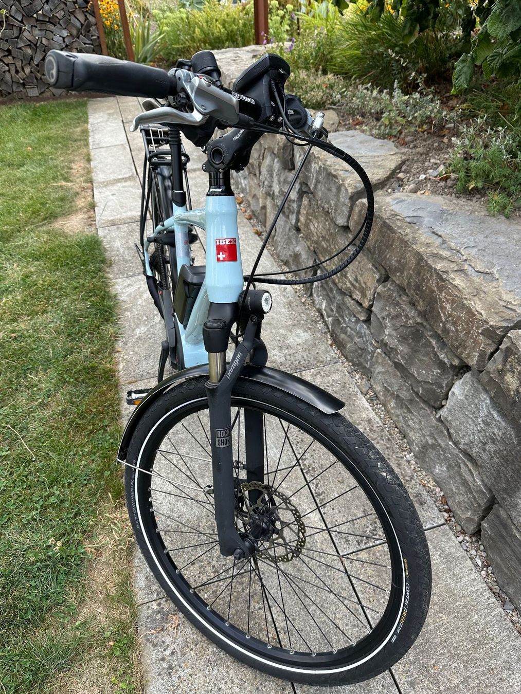 Ibex Biciclette: Damen E-Bike IBEX milch-blau – Usato da Grosshöchstetten venduto da urs_qsb2 7