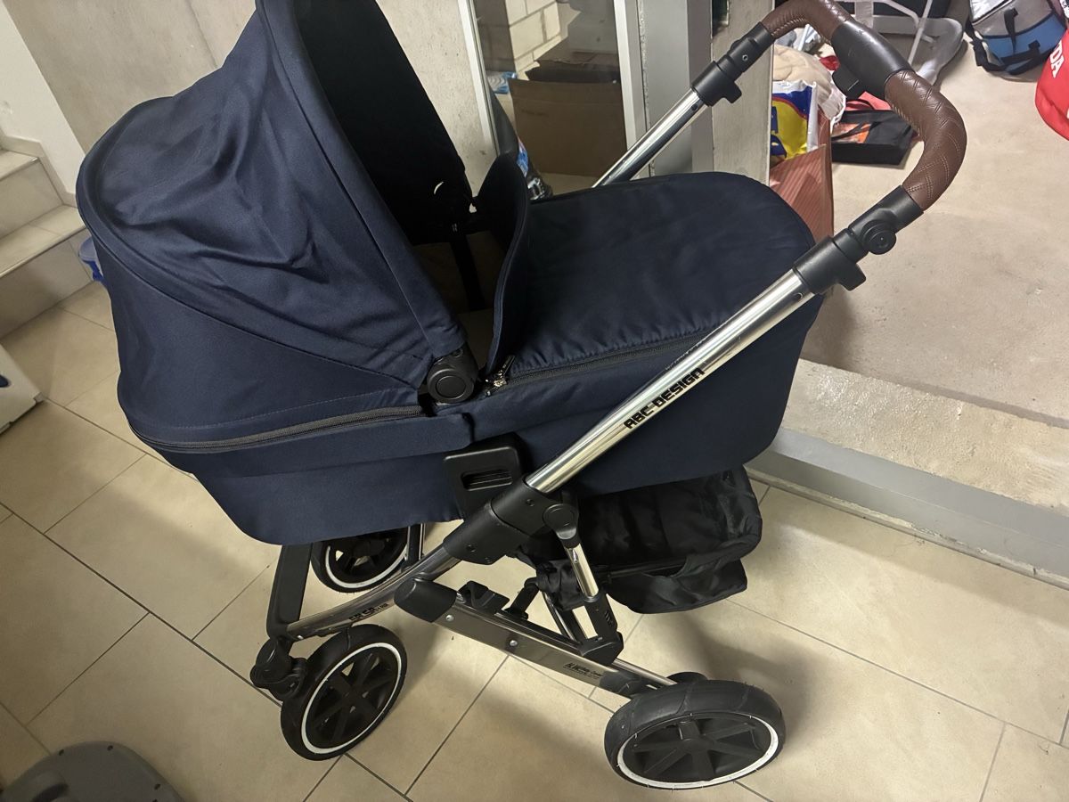 ABC Design Carrozzine: ABC Design Kinderwagen mit Cybex Babyschale Adapter – Usato da Schänis venduto da pri_8ggk