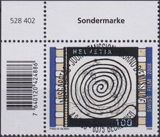 2008, Nr.1289 "Fredi M Murer" mit ET-Voll-Stempel + ECKTABS.