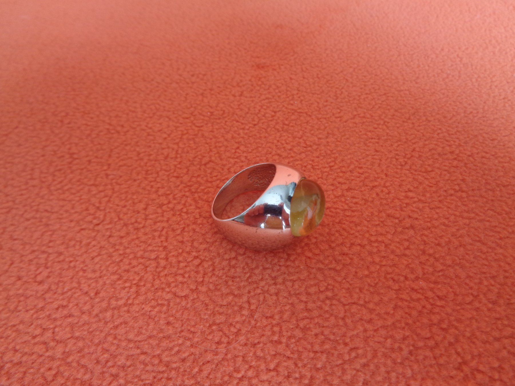 Ringe: Silberring mit Glasstein - Sterling Silber 925 Grösse 50 – Neu (gemäss Beschreibung) aus Chur von omonia 5