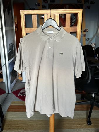 Vintage Lacoste Beige Polo size 5