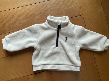 Jacardi Pullover Baby Gr. 67 Weiss - Top Zustand!