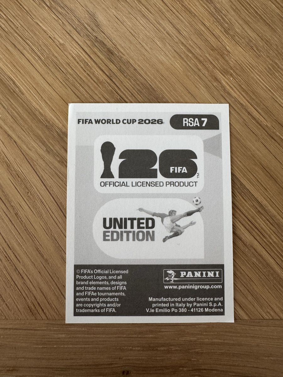 Panini Carte collezionabili: Panini 2026 RSA 7 – Nuovo (secondo la descrizione) da Grand-Lancy venduto da cyr_n5ky 1